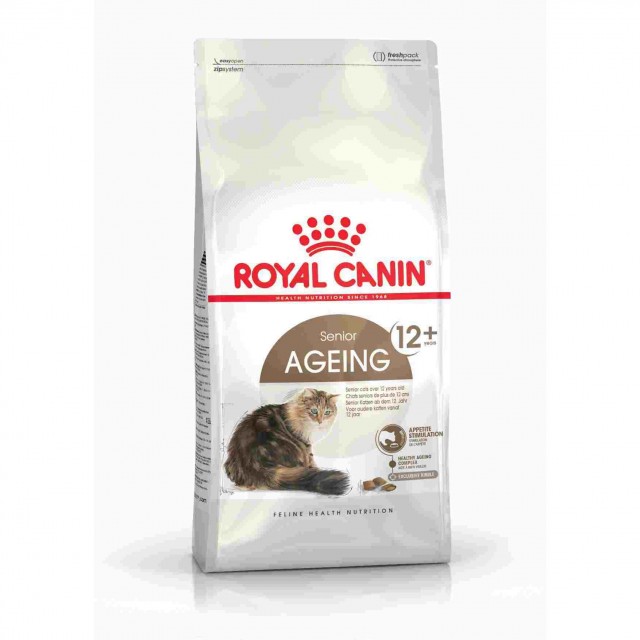 Hrana uscata pentru pisici, Royal Canin, Ageing +12, 4 Kg