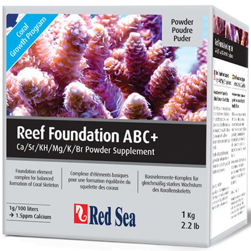 Conditioner pentru apa marina, Red Sea, Reef Foundation ABC+ - 1kg