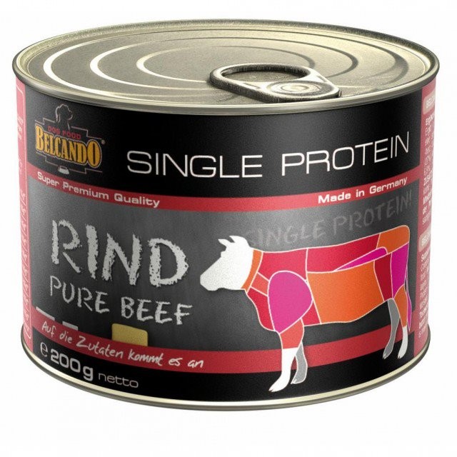 Hrana umeda pentru caini, Belcando, Single Protein Vita, 200 g