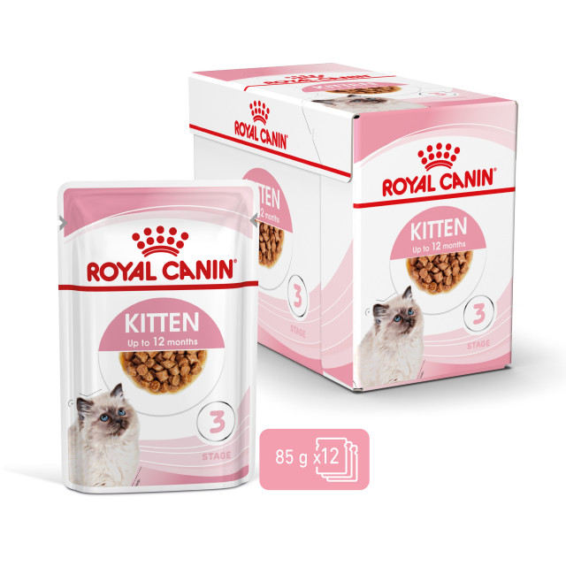 Hrana umeda pentru pisici, Royal Canin Kitten Instinctive In Gravy , 12 x 85g