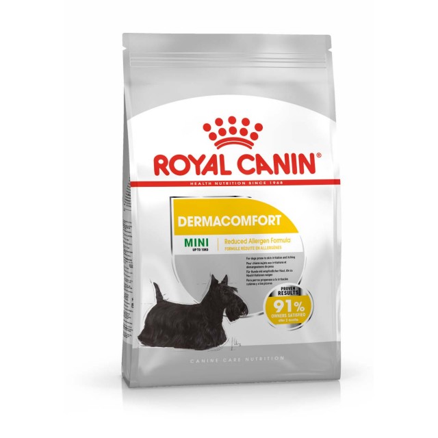 Hrana uscata pentru caini, Royal Canin, Mini Dermaconfort, 3 Kg
