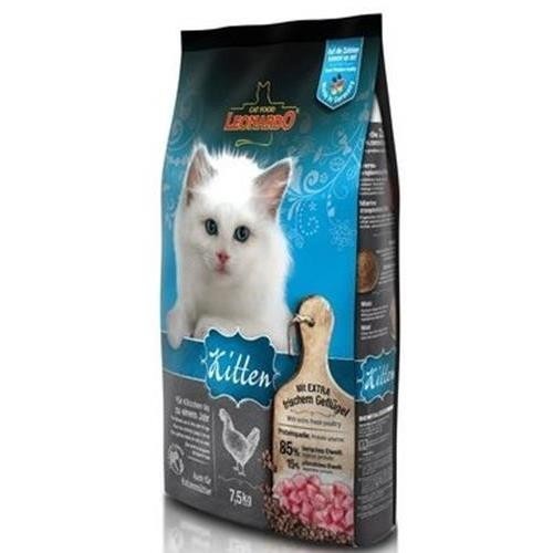 Hrana uscata pentru pisici, Leonardo, Kitten Pui, 7.5 Kg