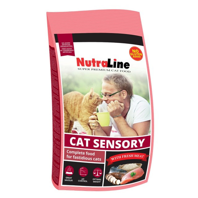 Hrana uscata pentru pisici, Nutraline, Cat Sensory, 10 Kg