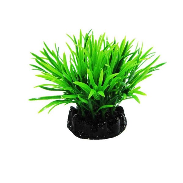 Plante plastic acvariu, Resun, Sea Grass Dark Green, 10 CM