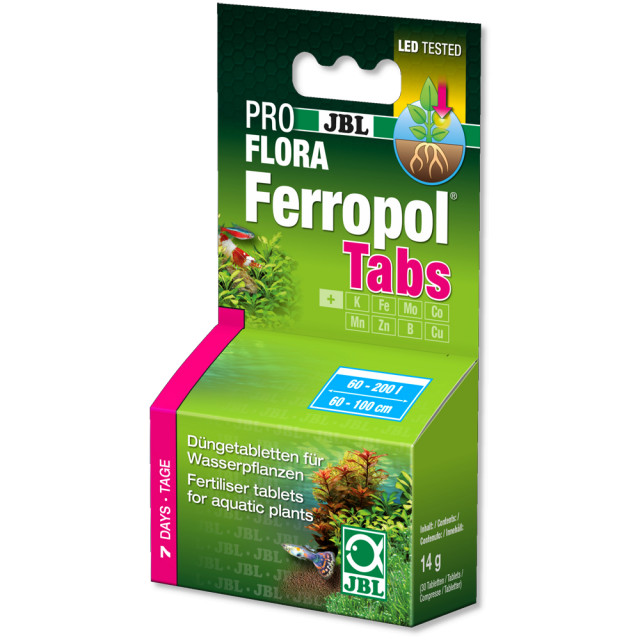 Fertilizator pentru plante acvariu, JBL Ferrotabs, 30 tabl.