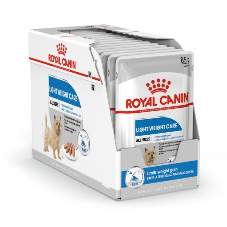 Hrana umeda pentru caini, Royal Canin, Light Weightcare Pouch, 12 x 85g