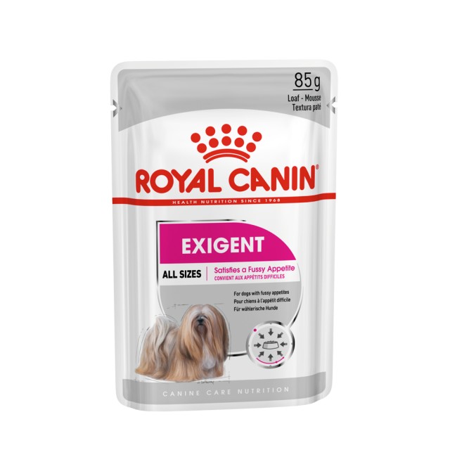 Hrana umeda pentru caini, Royal Canin, Mini Exigent, 85g