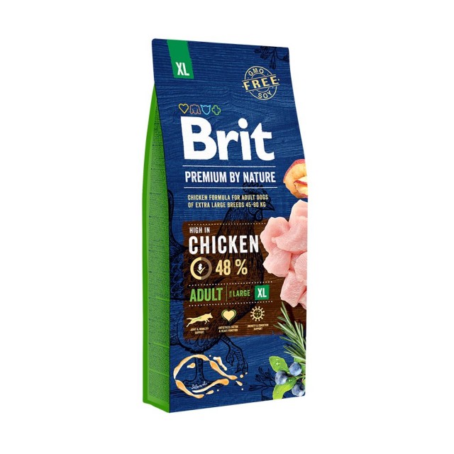 Hrana uscata pentru caini, Brit Premium by Nature, Adult XL, 15 KG