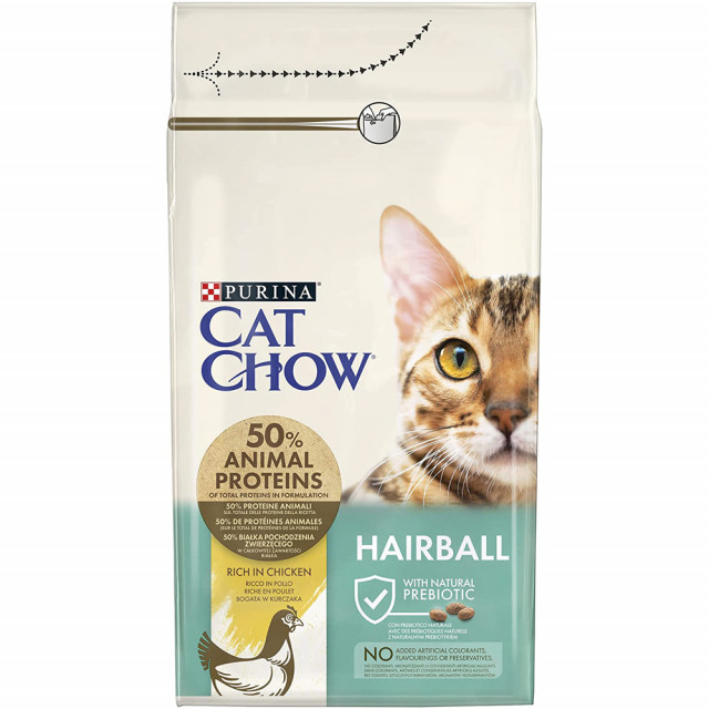 Hrana uscata pentru pisici, Purina Cat Chow, Special Care Hairball, 1,5 Kg
