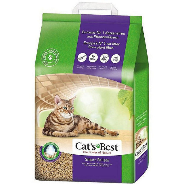 Asternut igienic pentru pisici, Cat's Best Smart Pellets, 20L