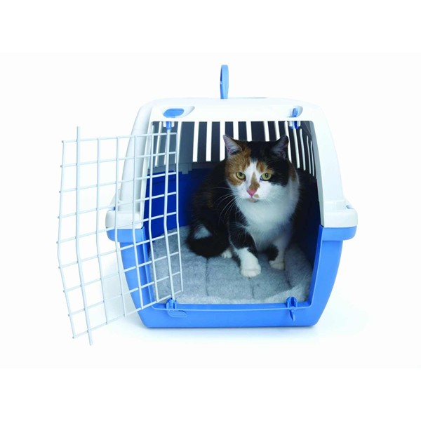 Cusca transport pentru pisici, Pet Expert, Smart, 56 CM, Albastru
