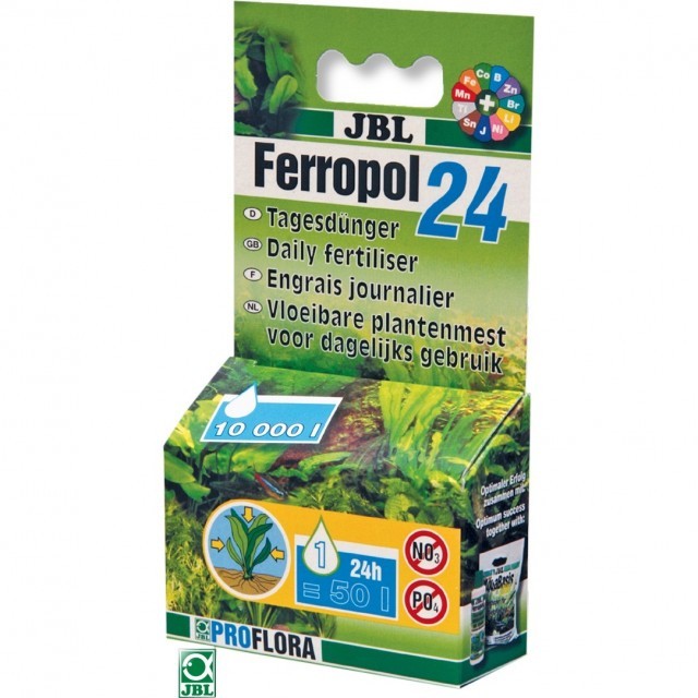 Fertilizator pentru plante acvariu, JBL Ferropol 24, 10 ml