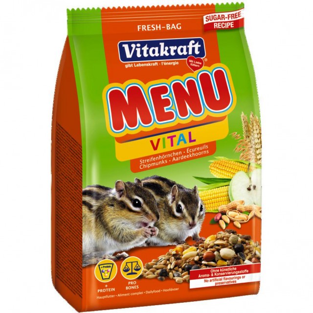 Hrana pentru rozatoare, Vitakraft, Meniu Veverita, 600g