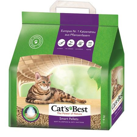 Asternut igienic pentru pisici, Cat's Best Smart Pellets, 5L, 2.5Kg