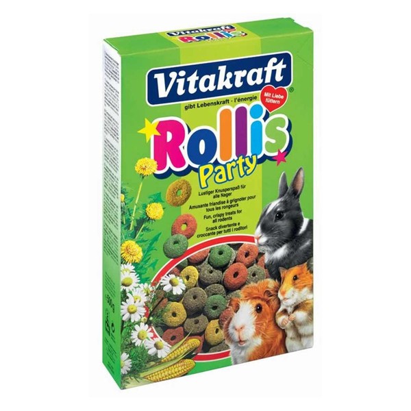 Hrana pentru rozatoare, Vitakraft, Rollis Party, 500 G