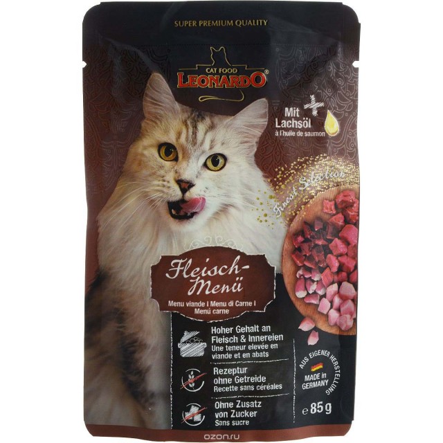 Hrana umeda pisici, Leonardo Carne, 85 G
