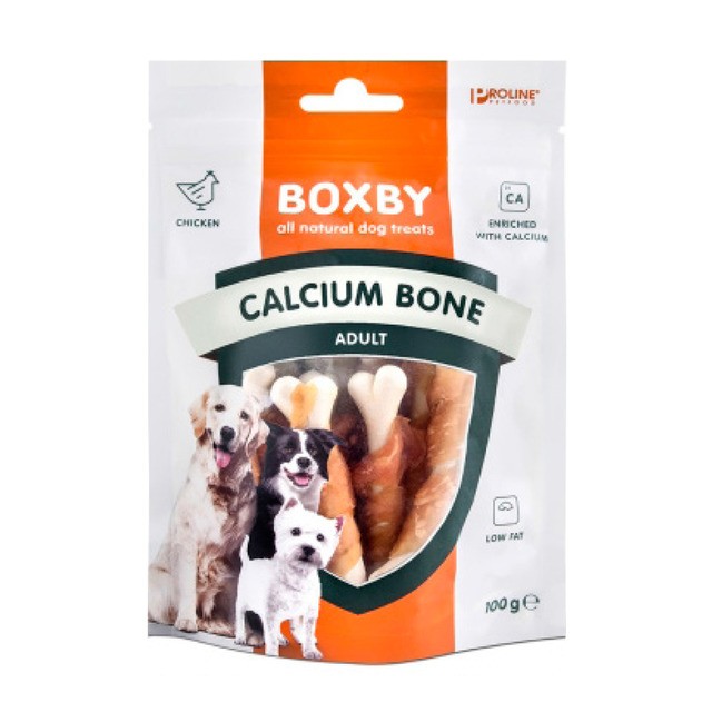 Recompense pentru caini, Proline Boxby Calcium Bone, 100 g