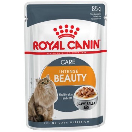 Hrana umeda pentru pisici, Royal Canin, Intense Beauty, 85 g