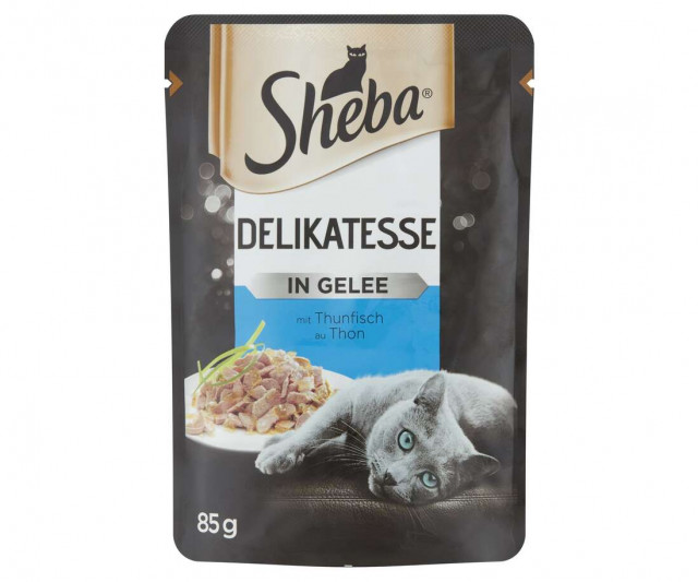 Hrana umeda pentru pisici, Sheba, Ton in Aspic, 85 G