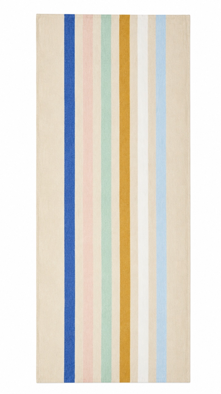 Prosop de plaja Hotel Supplier Horisontal Stripe 60x180, bumbac 100%, 400 GSM MP1