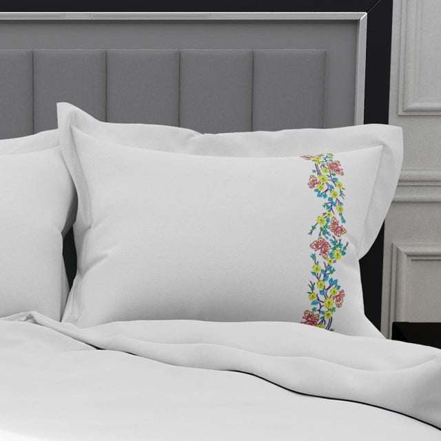 Lenjerie Saten - 155gr/mp - Matrimoniala - Broderie Spring