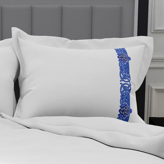 Lenjerie Saten - 155gr/mp - Matrimoniala - Broderie Swirl