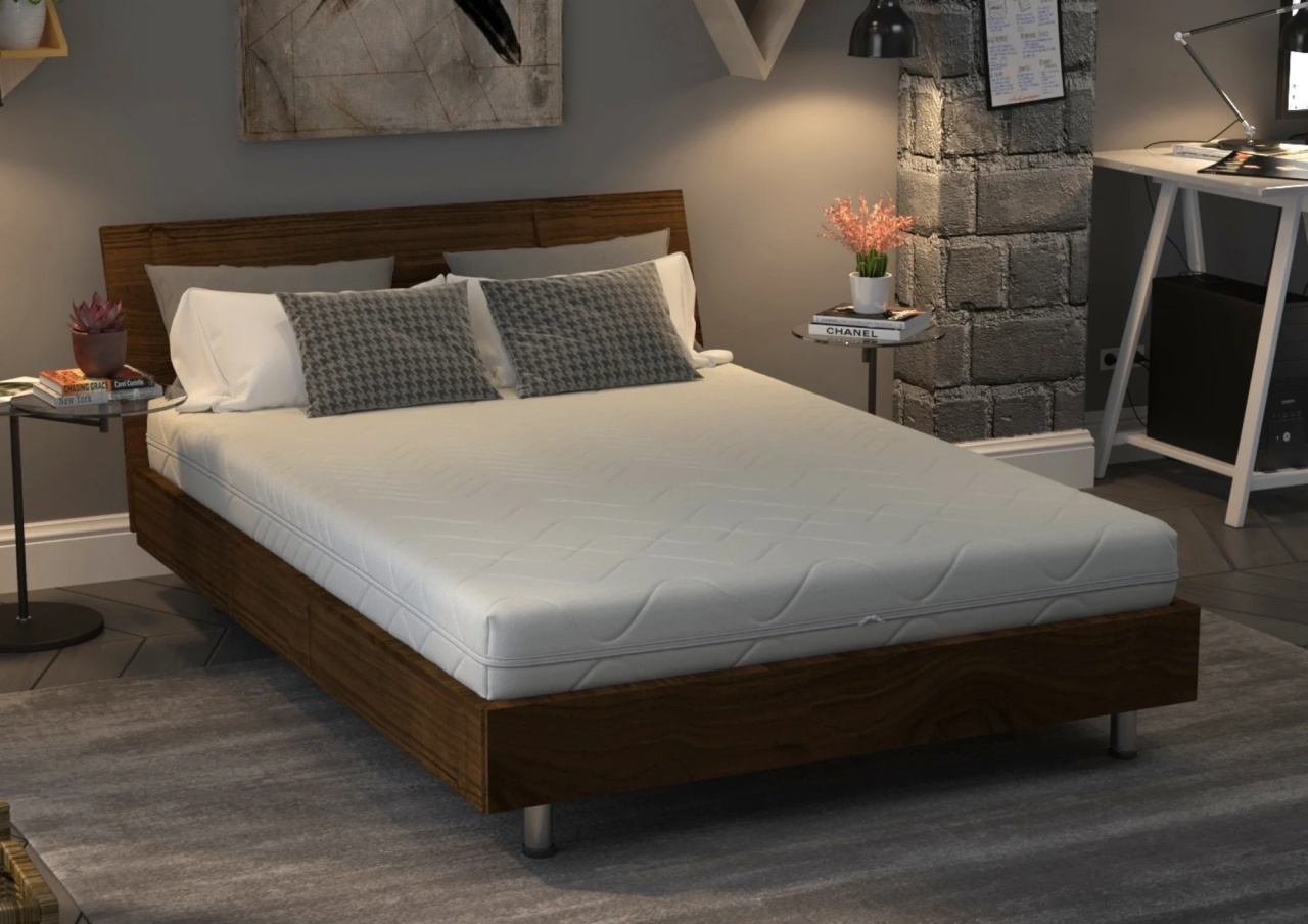 Saltea cu spuma poliuretanica Optimax Ortopedic 160×200, inaltime 18 cm, ortopedica, husa detasabila si lavabila, rulata, fermitate medie