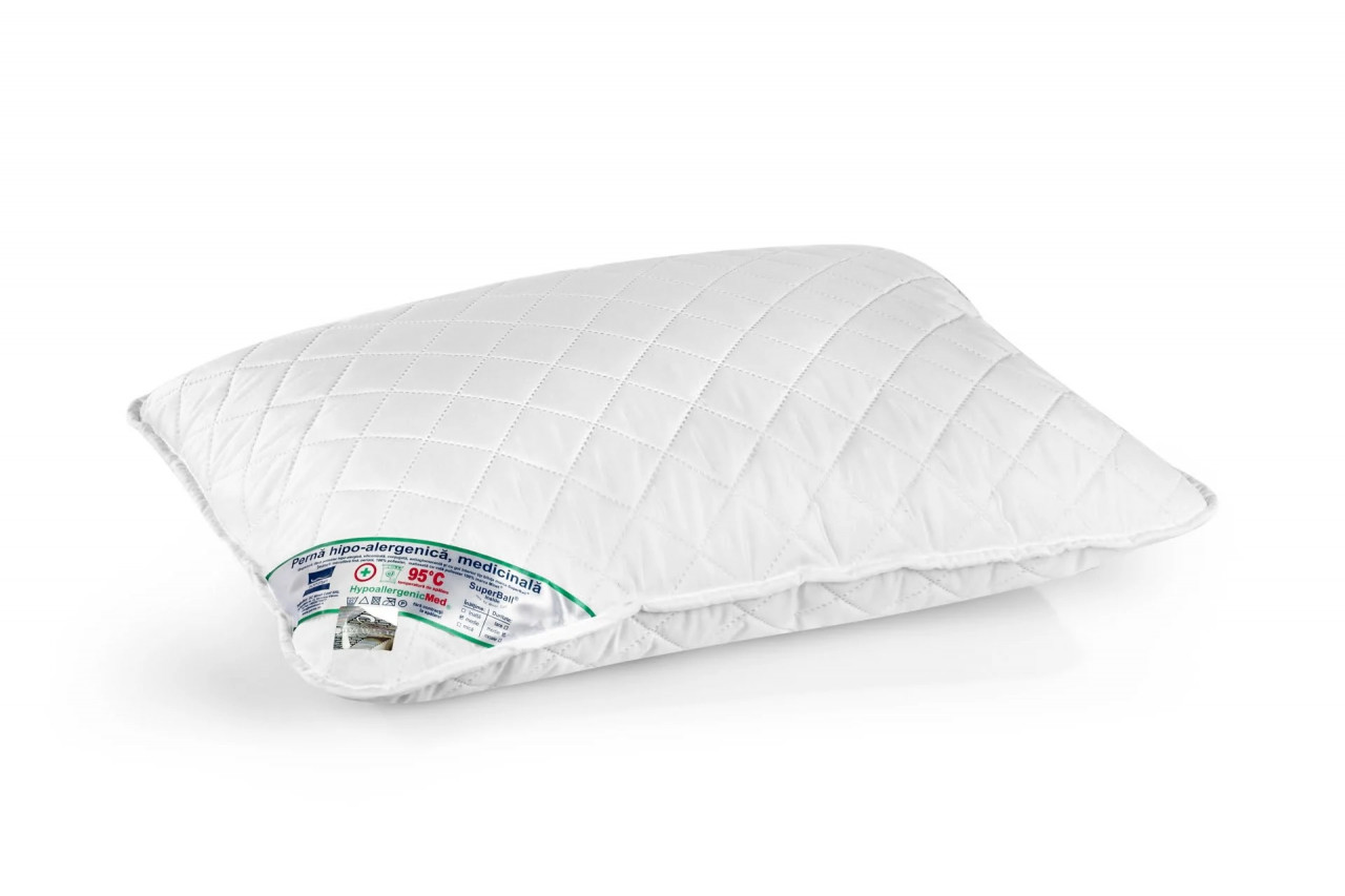 Perna 50x70cm HypoallergenicMed, lavabila la 95°C