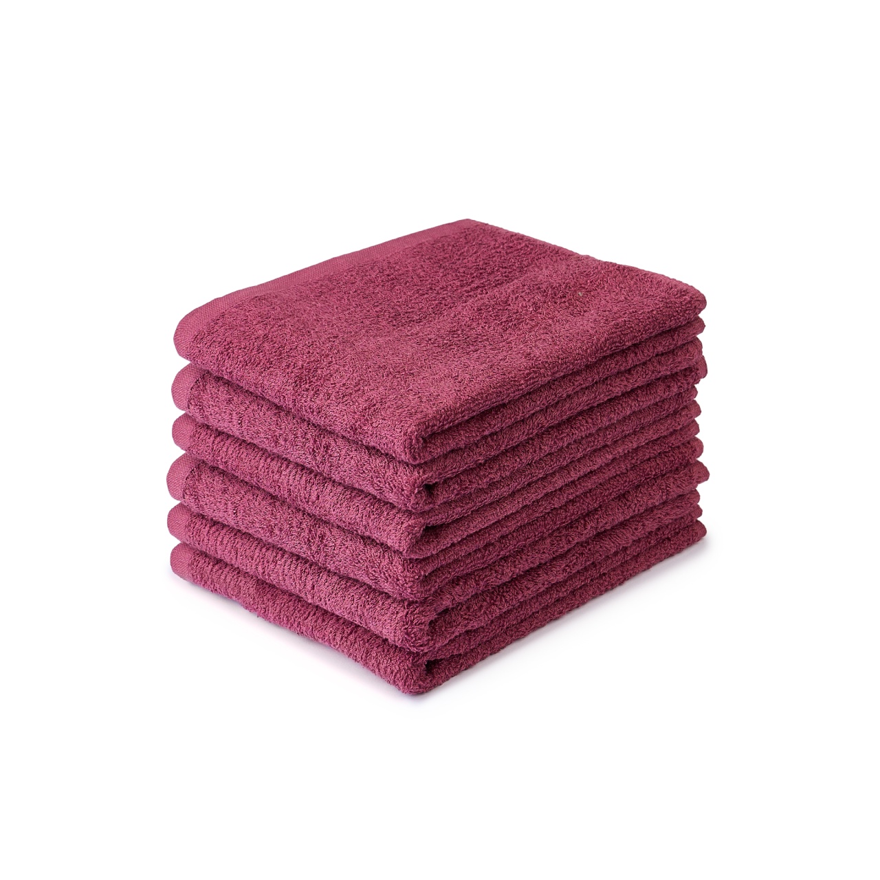 Set 6 Prosoape Bucatarie bumbac 100%, Visiniu, 400gr/mp