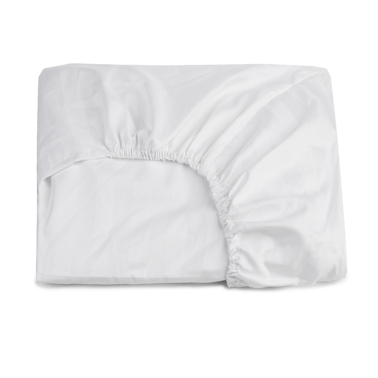 Cearceaf cu Elastic din Damasc – 90x200x25 cm, Dungi 2.7 cm