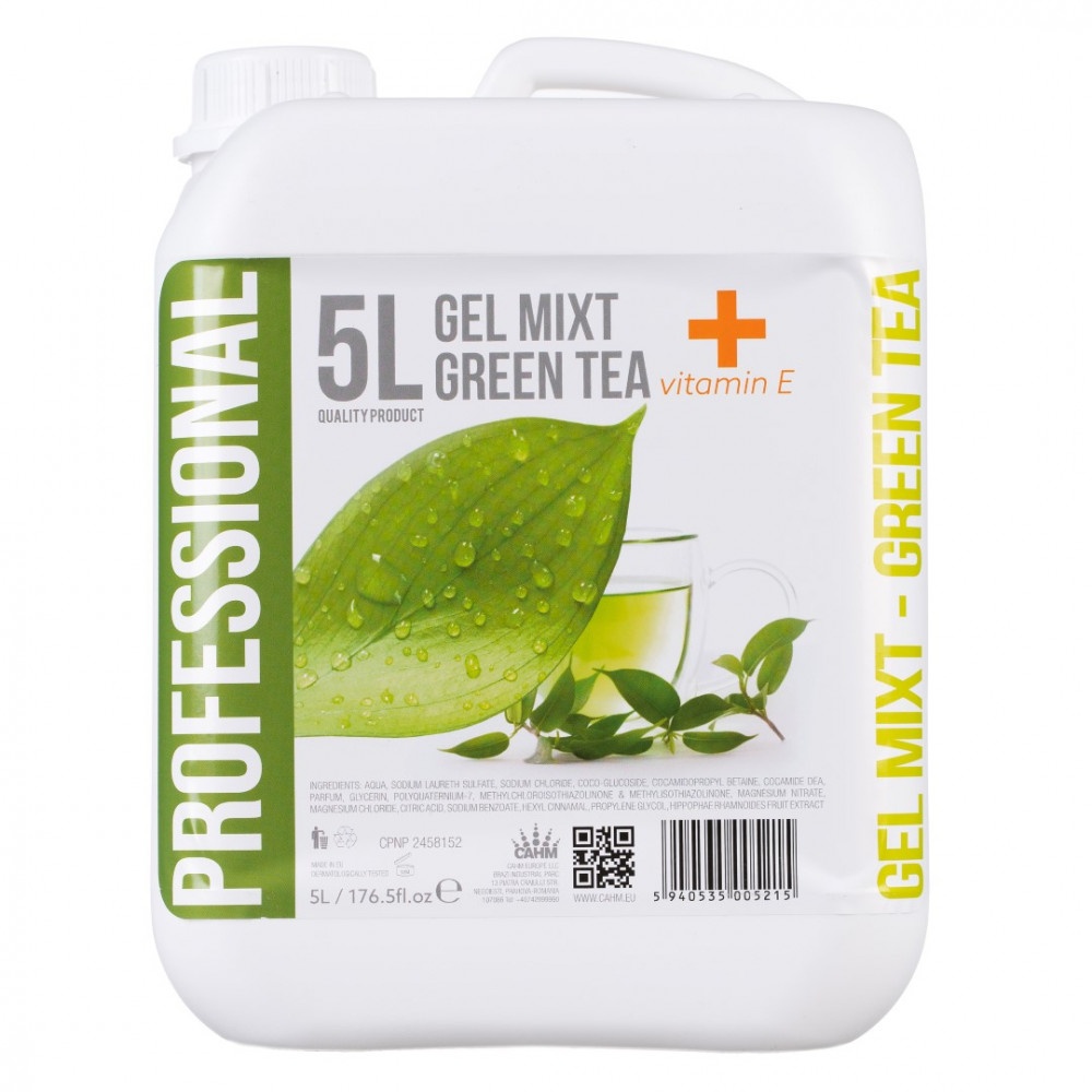 Gel de dus mixt 5L - Green Tea + Vit E