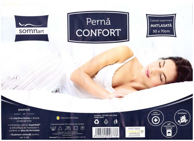 Perna 40x40 Confort Microfibra