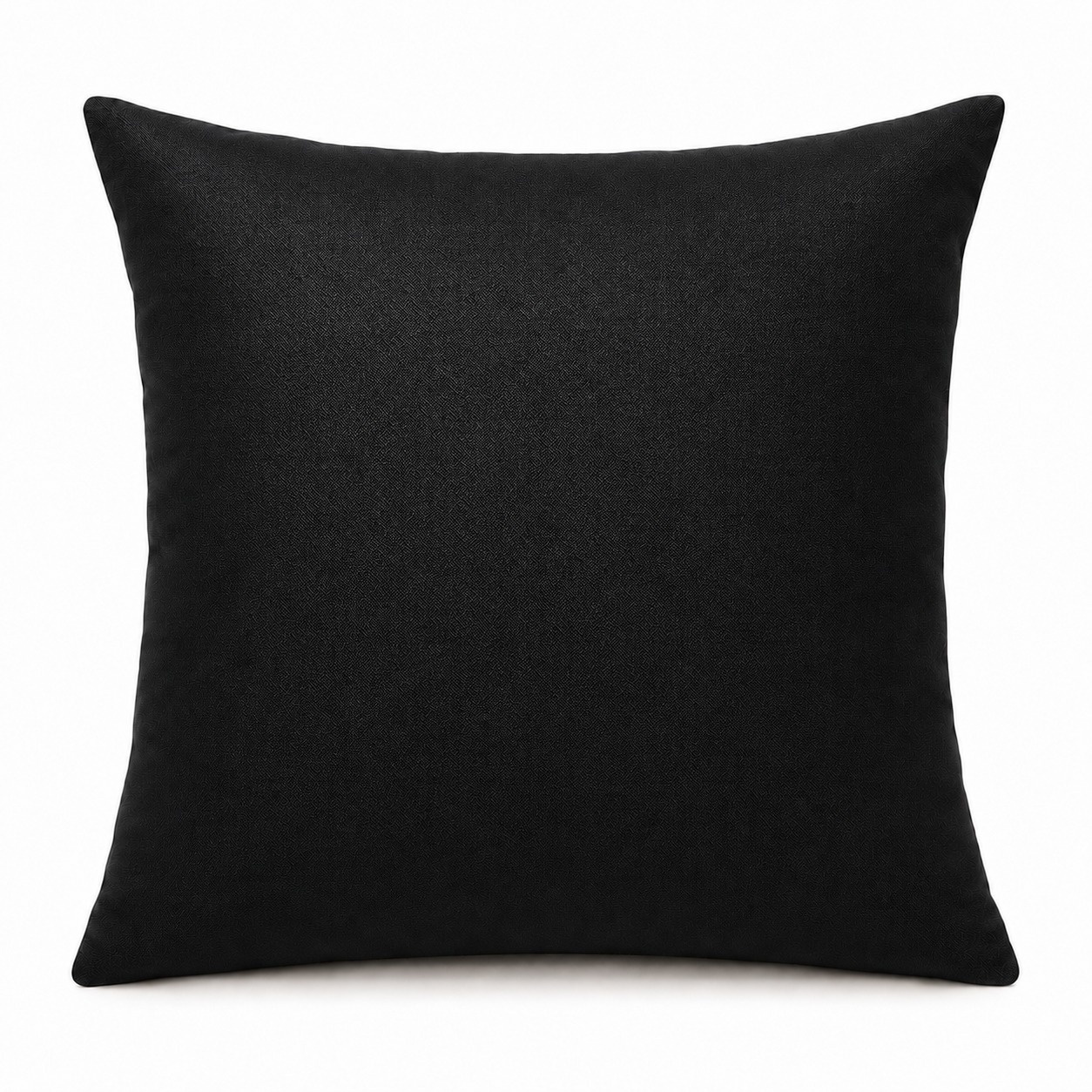 Perna decorativa 45 × 45 cm cu perna TNT si fata inclusa, material blackout – Negru