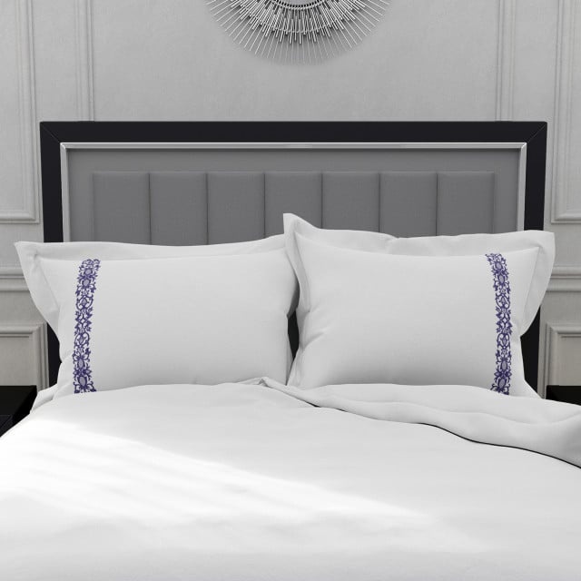Lenjerie Saten - 155gr/mp - Matrimoniala - Broderie Crin Regal