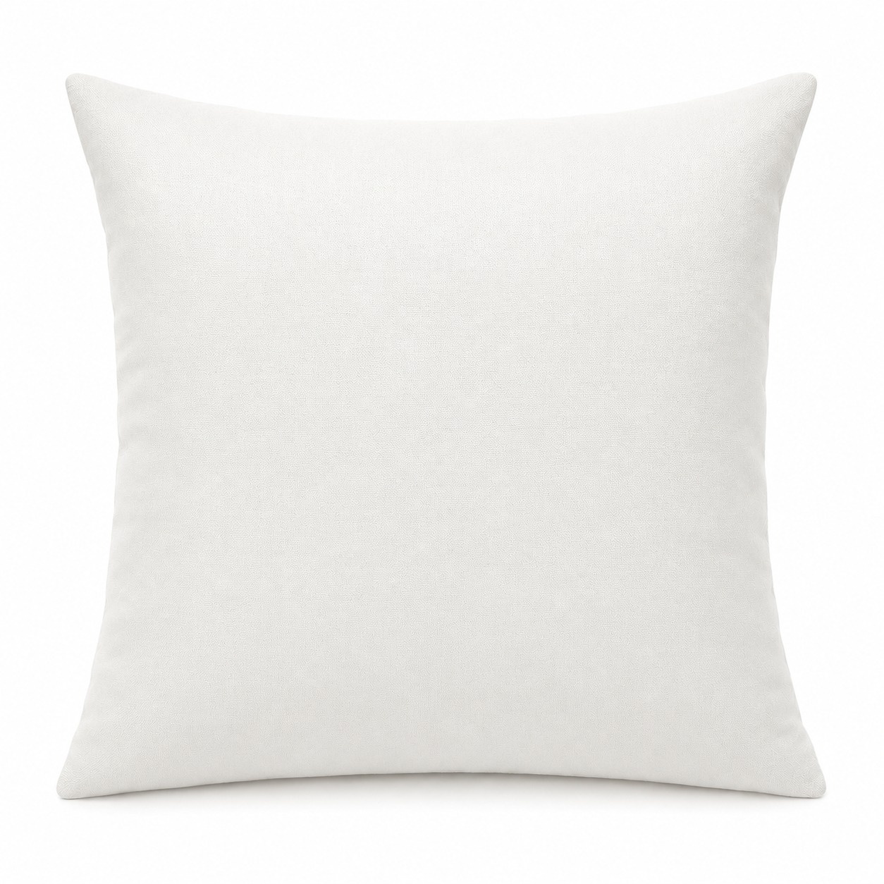 Perna decorativa 45 × 45 cm cu perna TNT si fata inclusa, material blackout – Alb
