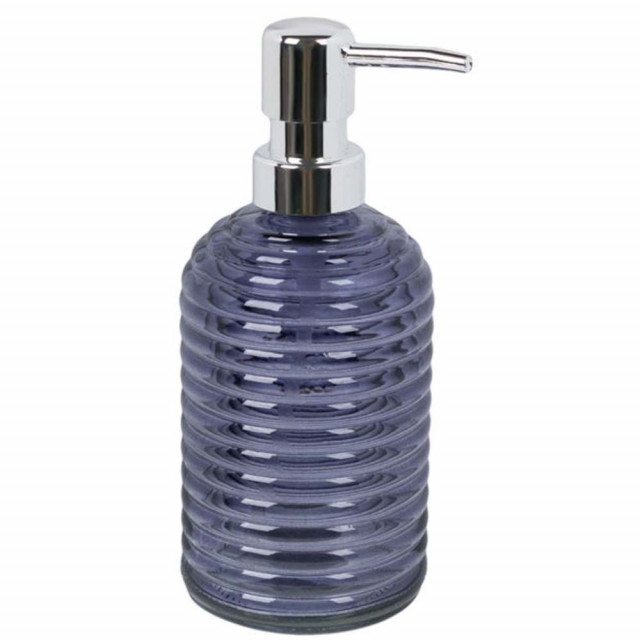 Dispenser din sticla pentru sapun lichid, pufo marine, 330 ml