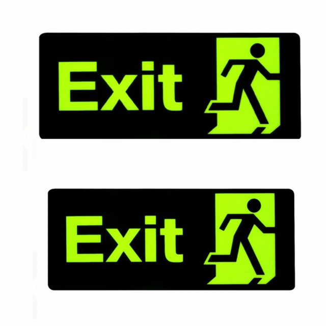 Set 2 stickere indicator cu mesajul 