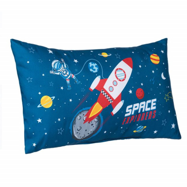 Perna decorativa pentru copii pufo, astronautul in spatiu, 50 x 30 cm