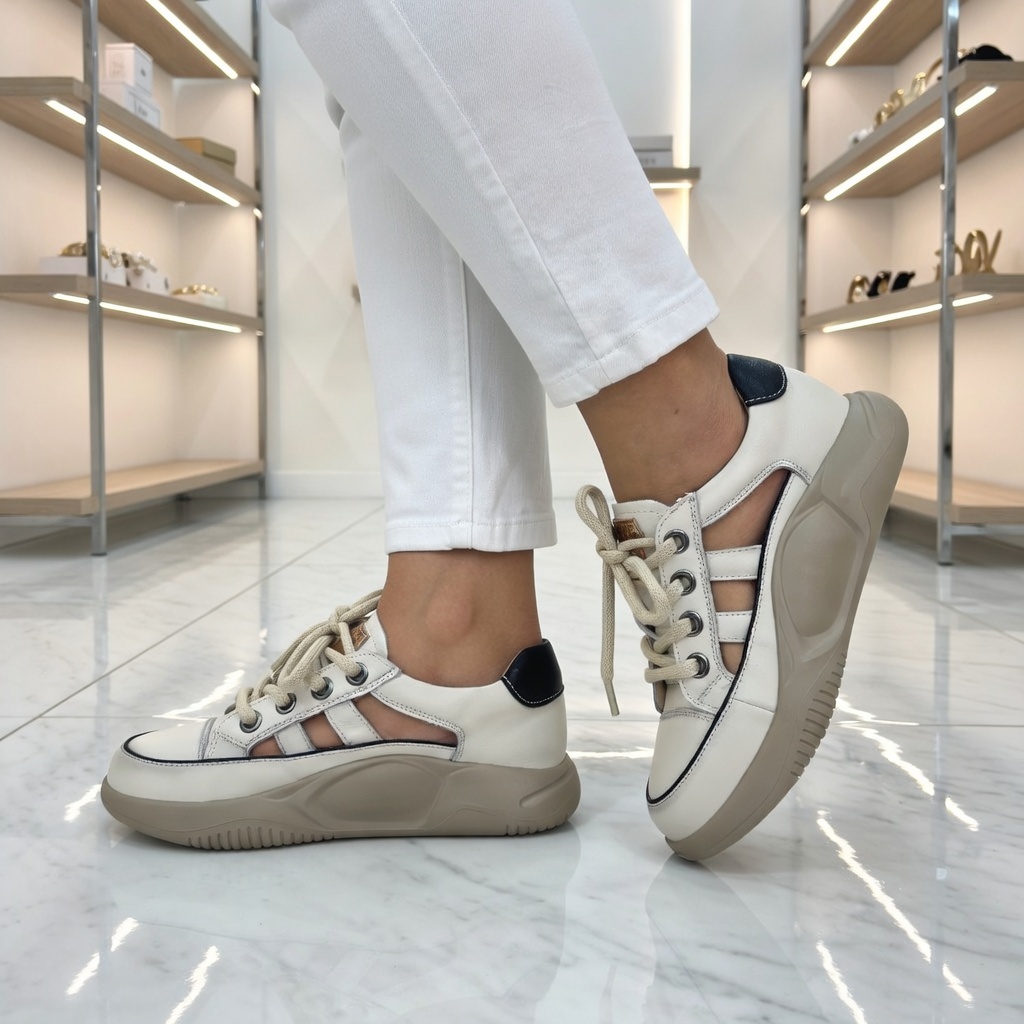 Manos Shoes MANOS.RO Pantofi dama casual sport piele naturala FEEL PS752