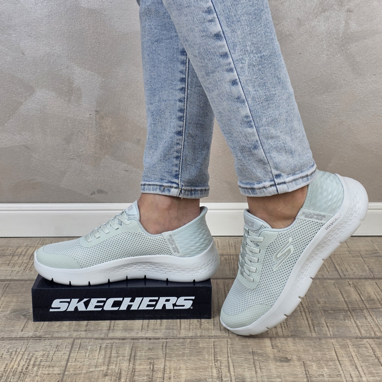 bi flex osteo Pantofi dama sport Skechers SKECHERS SLIP-INS GO WALK FLEX 124836 MNT