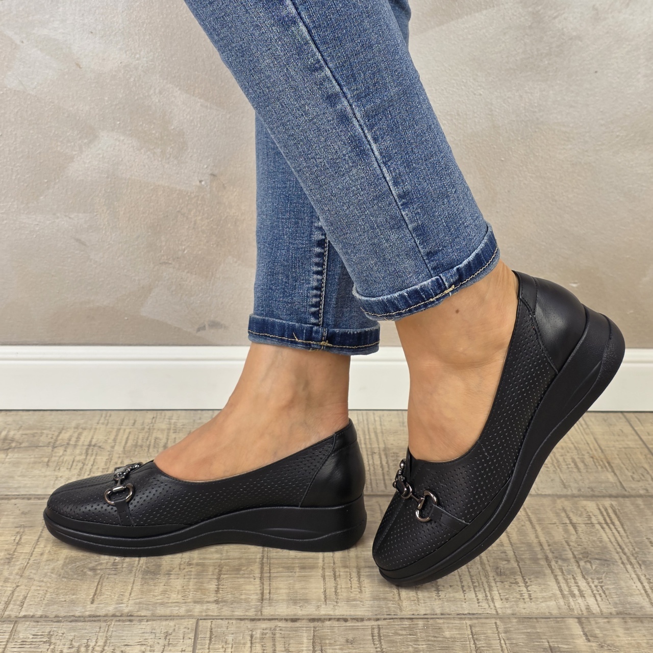 pantofi dama piele naturala comozi cu toc Pantofi dama MANOS.RO piele naturala PP424