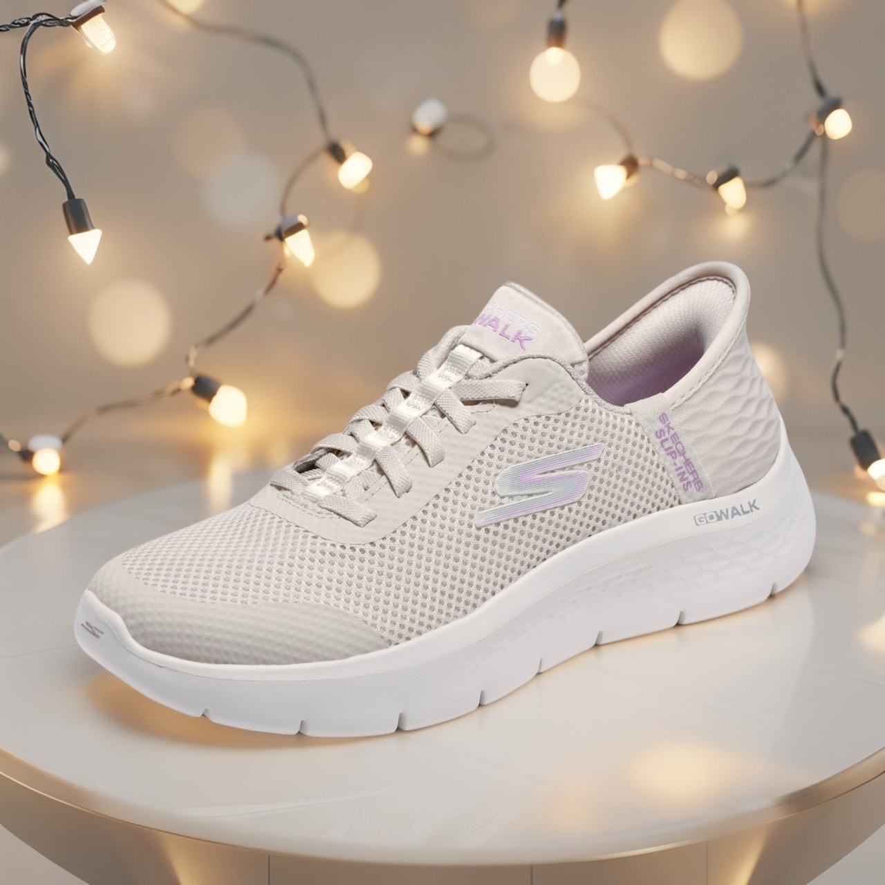 bi flex osteo Pantofi dama sport Skechers SKECHERS SLIP-INS GO WALK FLEX 124836 OFWT