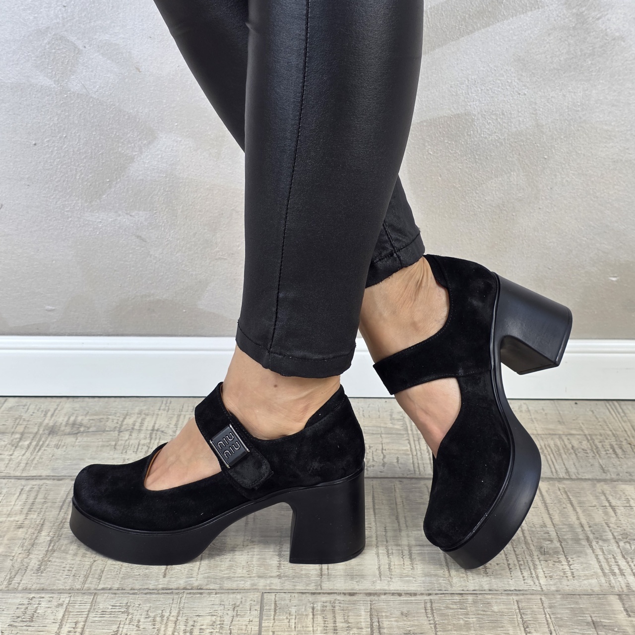 pantofi dama piele naturala comozi cu toc Pantofi dama MANOS.RO piele naturala PP411