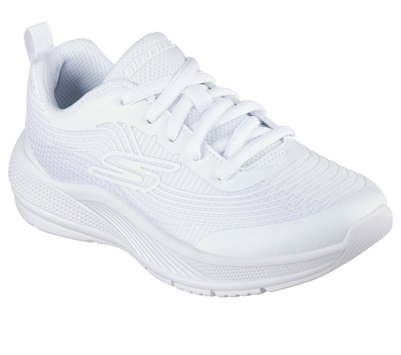 Manos Shoes Pantofi dama sport Skechers -, GLIDE-STEP, din material textil 303576L WHT
