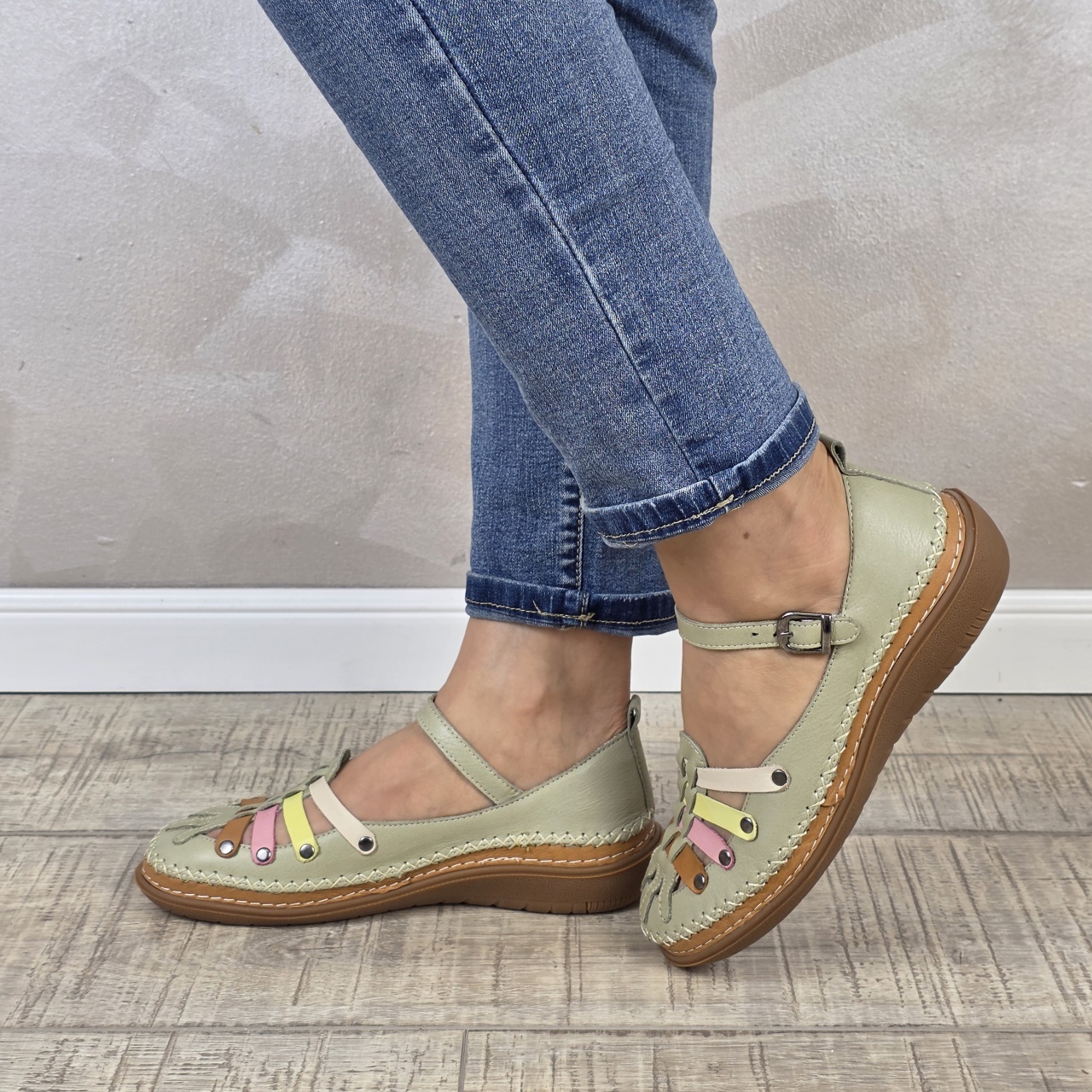 pantofi dama piele naturala comozi cu toc Pantofi dama MANOS.RO piele naturala PP415