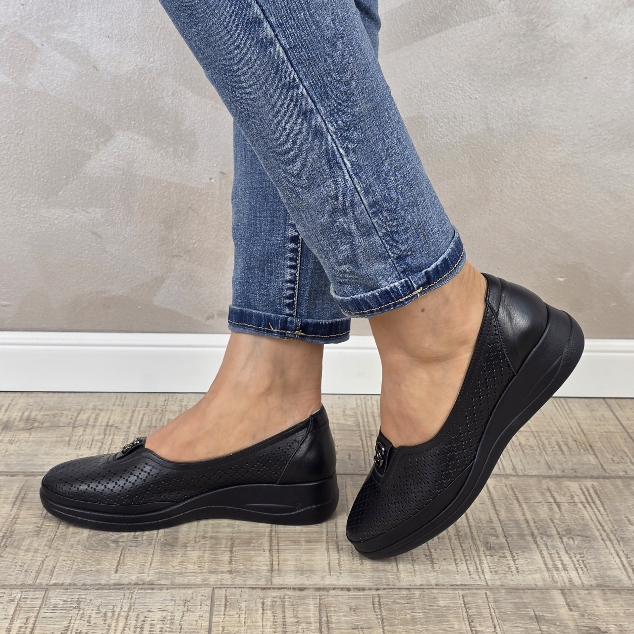 pantofi dama piele naturala comozi cu toc Pantofi dama MANOS.RO piele naturala PP418