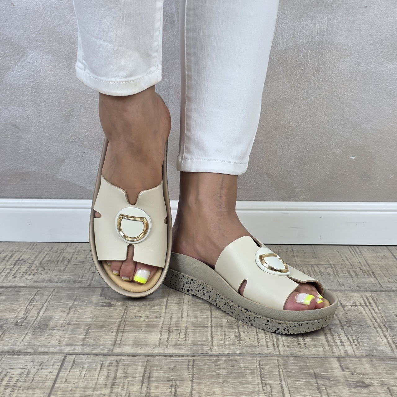 Manos Shoes MANOS.RO Papuci dama piele naturala SV1693