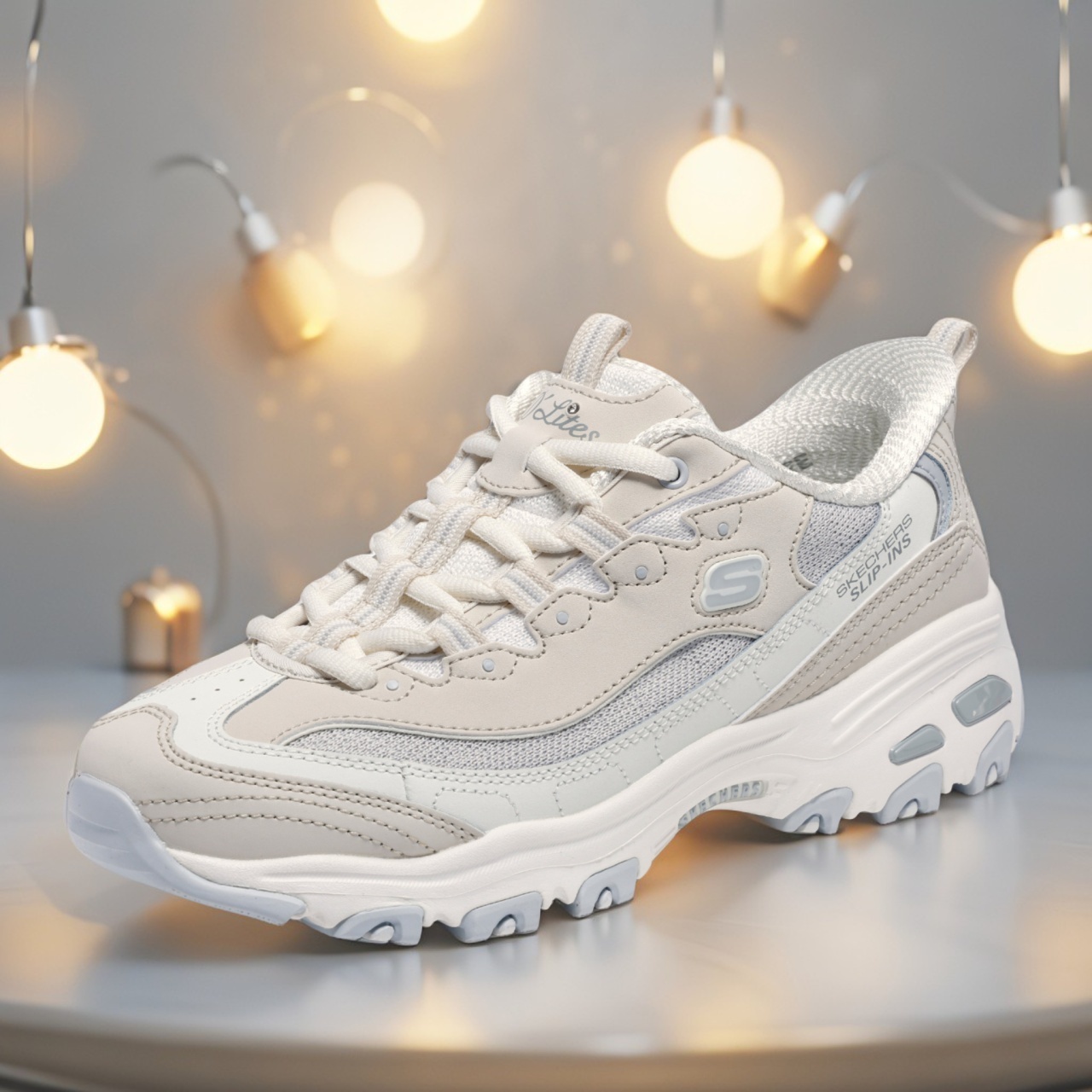 trigger point foam rollers Pantofi dama sport tip sneakers Skechers D'Lites - Good Neutral 150537 NTGY