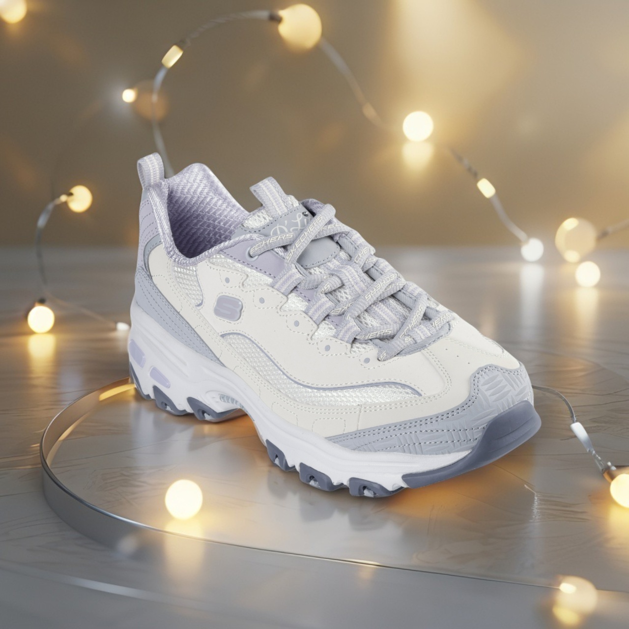 trigger point foam rollers Pantofi dama sport tip sneakers Skechers D'Lites - Retro Rewind 150536 NTGY