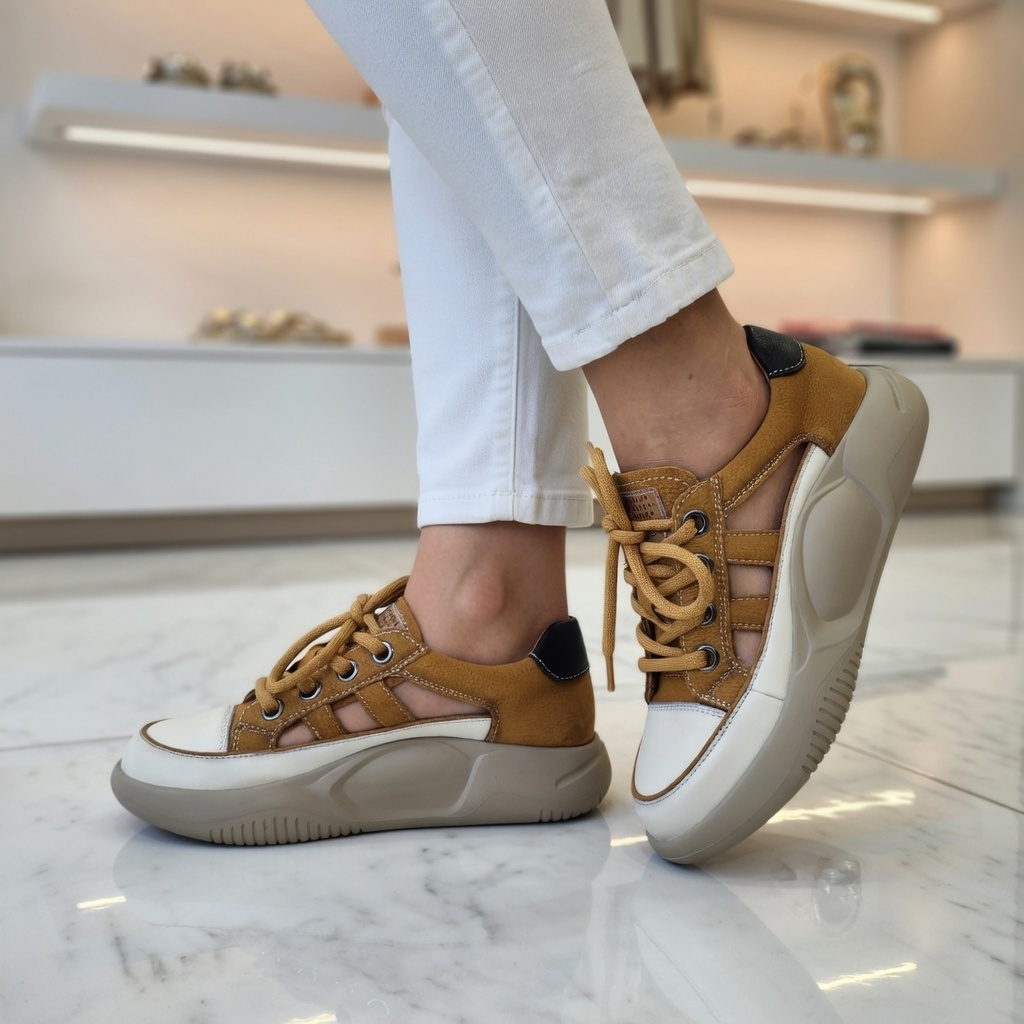 Manos Shoes MANOS.RO Pantofi dama casual sport piele naturala FEEL PS751